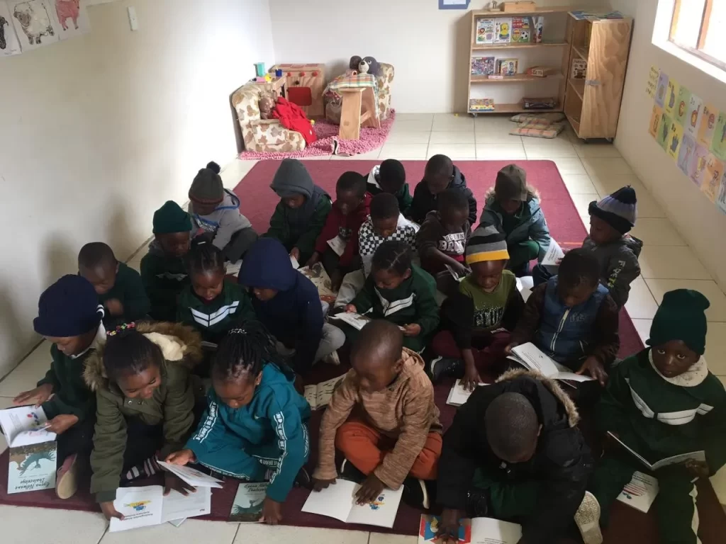 Children learning at the centre